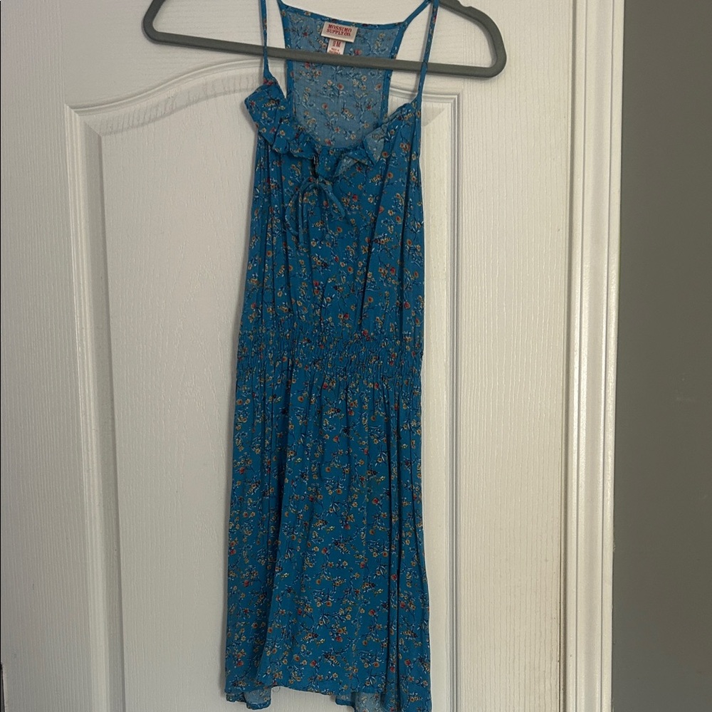 Mossimo Supply Co. Blue Floral Dress